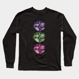 Colorful frogs Long Sleeve T-Shirt